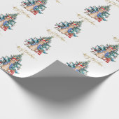 Peter der Rabbit feiert Weihnachten Geschenkpapier (Ecke)