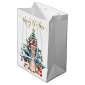 Peter der Rabbit feiert Weihnachten Mittlere Geschenktüte (Vorderseite Schrägansicht)