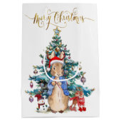 Peter der Rabbit feiert Weihnachten Mittlere Geschenktüte (Rückseite)