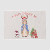 Peter der Rabbit feiert Weihnachten Seidenpapier (Vorderseite)