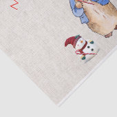 Peter der Rabbit feiert Weihnachten Seidenpapier (Ausschnitt)