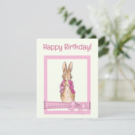 Peter der Rabbit glücklich Geburtstag! (Stehend Vorderseite)