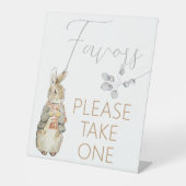 Peter der Rabbit Herbst Herbst Winterbücher Favori Sockelschild (Vorderseite)