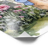 Peter der Rabbit in seinem Garten Nr. 2 Fotodruck (Ecke)