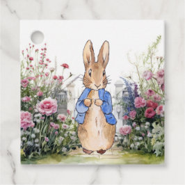 Peter der Rabbit in seinem Garten Nr. 2 Geschenkanhänger