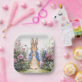 Peter der Rabbit in seinem Garten Nr. 2 Pappteller (Party)