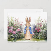 Peter der Rabbit in seinem Garten Nr. 2 Postkarte (Vorne/Hinten)