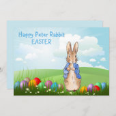Peter der Rabbit Ostersonnengasen Feiertagskarte (Vorne/Hinten)