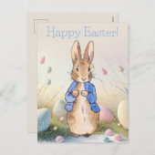 Peter der Rabbit Ostersonnengasen Feiertagspostkarte (Vorne/Hinten)