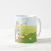 Peter der Rabbit Ostersonnengasen Kaffeetasse (VorderseiteRechts)
