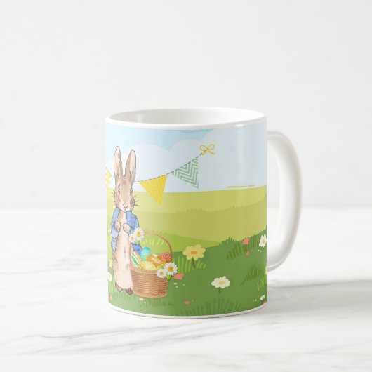 Peter der Rabbit Ostersonnengasen Kaffeetasse (VorderseiteRechts)