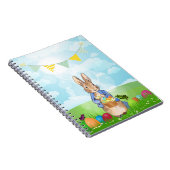 Peter der Rabbit Ostersonnengasen Notizblock (Rechte Seite)
