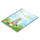 Peter der Rabbit Ostersonnengasen Notizblock (Linke Seite)