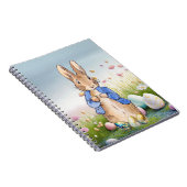 Peter der Rabbit Ostersonnengasen Notizblock (Rechte Seite)