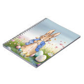 Peter der Rabbit Ostersonnengasen Notizblock (Linke Seite)