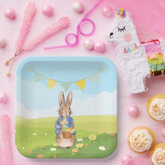 Peter der Rabbit Ostersonnengasen Pappteller (Party)