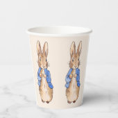 Peter der Rabbit Papier Tasse Pappbecher (Rückseite)