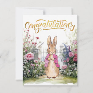 Peter der Rabbit Pink Jacket Garden