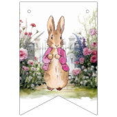 Peter der Rabbit Pink Jacket Garden Wimpelkette (Dritte Fahne)