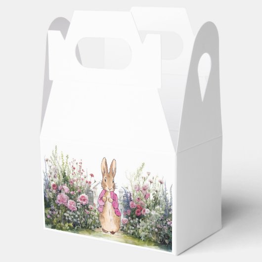 Peter der Rabbit Pink Jacket in seinem Garten Geschenkschachtel (Geöffnet)