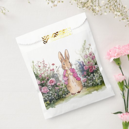 Peter der Rabbit Pink Jacket in seinem Garten Geschenktütchen (Versiegelt)