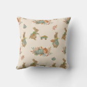 Peter der Rabbit Urlaub Throw Kissen (Rückseite)