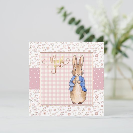 Peter der Rabbit Vielen Dank Einladung