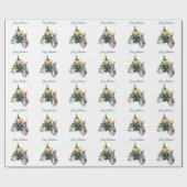 Peter der Rabbit Weihnachtsbaum Geschenkpapier (Flach)