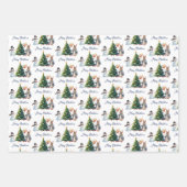 Peter der Rabbit Weihnachtsbaum Geschenkpapier Set (Vorderseite)