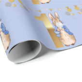 Peter der Rabbit Weißblase Kaugummi Erstgeburt Geschenkpapier (Rolleneckpunkt)