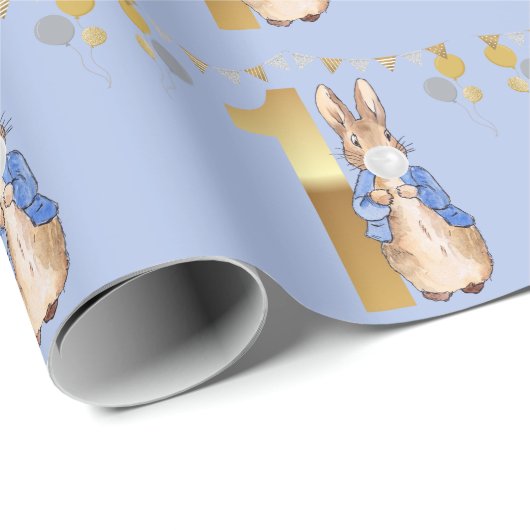 Peter der Rabbit Weißblase Kaugummi Erstgeburt Geschenkpapier (Rolleneckpunkt)
