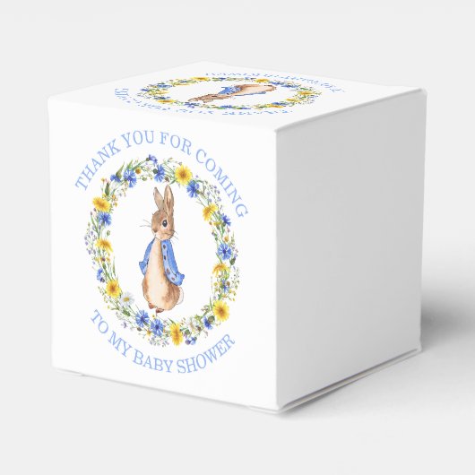 Peter der Rabbit Wildblume Vielen Dank Geschenkschachtel (Rückseite)