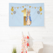 Peter der Rabbit zum ersten Geburtstag Banner (InSitu)