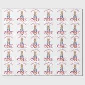 Peter der Rabbit zum ersten Geburtstag Geschenkpapier (Flach)