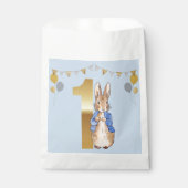 Peter der Rabbit zum ersten Geburtstag Geschenktütchen (Vorderseite)