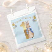 Peter der Rabbit zum ersten Geburtstag Geschenktütchen (Ausgeschnitten)