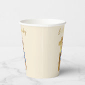 Peter der Rabbit zum ersten Geburtstag Pappbecher (Rechts)