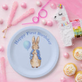 Peter der Rabbit zum ersten Geburtstag Pappteller (Party)