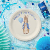 Peter der Rabbit zum ersten Geburtstag Pappteller (Party)
