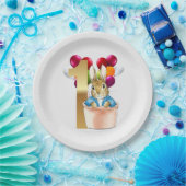 Peter der Rabbit zum ersten Geburtstag Pappteller (Party)
