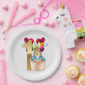 Peter der Rabbit zum ersten Geburtstag Pappteller (Party)