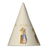 Peter der Rabbit zum ersten Geburtstag Partyhütchen (Rechts)