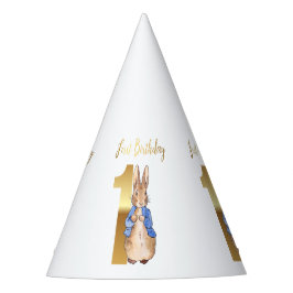 Peter der Rabbit zum ersten Geburtstag Partyhütchen