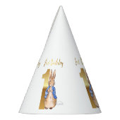 Peter der Rabbit zum ersten Geburtstag Partyhütchen (Links)