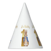 Peter der Rabbit zum ersten Geburtstag Partyhütchen (Rechts)