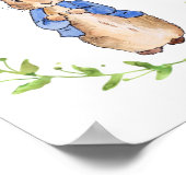 Peter des Kaninchens mit grünem Flügeldraath Poster (Ecke)