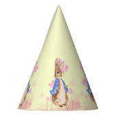 Peter des Kaninchens mit rosa Blume Partyhütchen (Links)