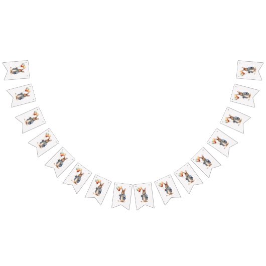 Peter die kaninchenblaue Jacke mit Ballons Wimpelkette (Alle)