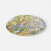 Peter die Kaninchenpapierplatte Pappteller (Schrägansicht)