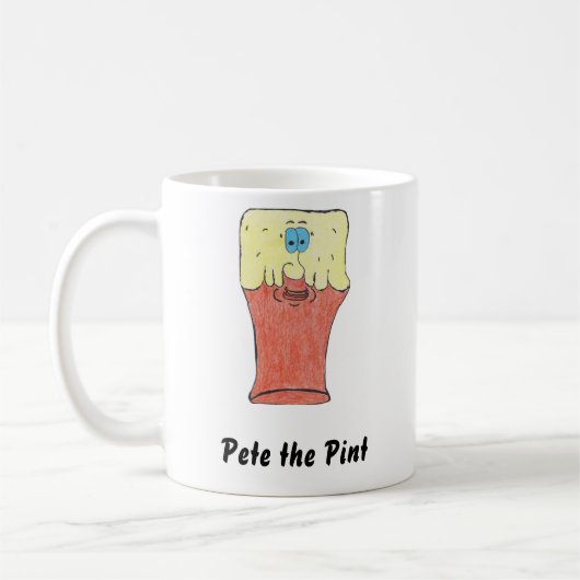 Peter die Liter-Tasse Kaffeetasse (Links)